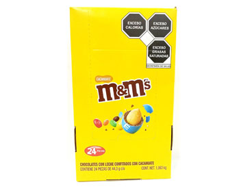 M&M's Cacahuate Display 24 Pack 44.3G