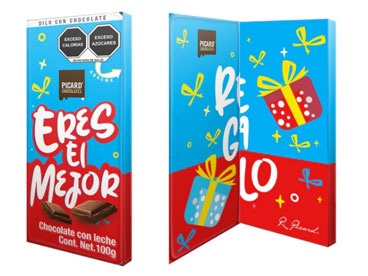 PICARD Chocolate con leche Regalo 100g