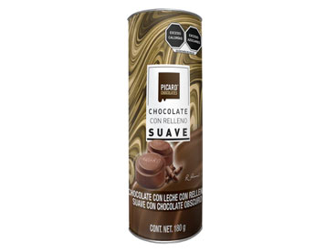 PICARD Tubo Chocolate con leche con relleno Suave 180g