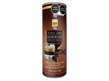 Picard Tubo Chocolate Amargo con Licor de Café 180g