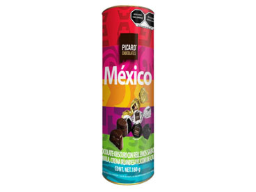 PICARD Tubo Chocolate Amargo con Licor Surtido México 180g