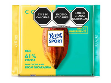 RITTER SPORT Chocolate 61% Cocoa 100g