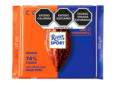 RITTTER SPORT Chocolate 74% Cocoa 100g
