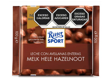Ritter Sport Choco/Leche con Avellanas Enteras 100g