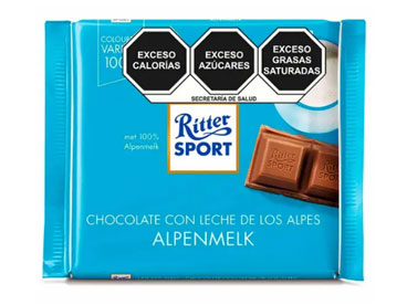Ritter sport Choco/Leche Extra Fino 100g