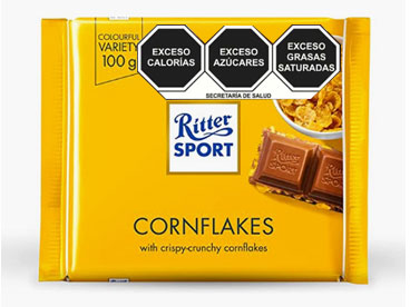 RITTER SPORT Choco/Leche con Corn Flakes 100g
