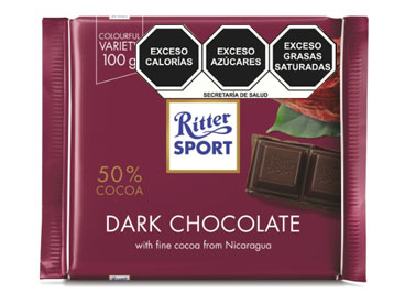 RITTER SPORT Chocolate Semiamargo 50% Cocoa 100g