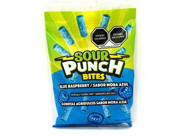 SOUR PUNCH Sabores Blue Raspberry 105g