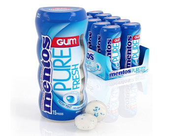 MENTOS Gum Freshmint 6x10x30g