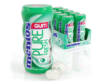 MENTOS Gum Spearmint 30gr