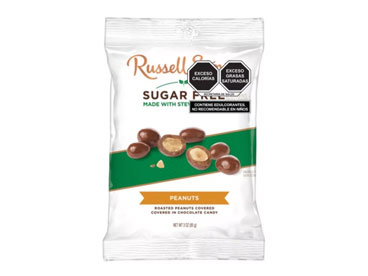 RUSSEL STOVER SF Cacahuate cub. Dulce sabor a Chocolate Bolsa 101g